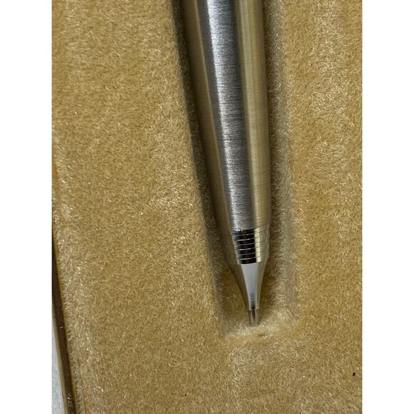 Vintage Pentel Excalibur Crown P1007 Stainless Steel Pencil w/Case 70s/80s - Picture 8 of 13